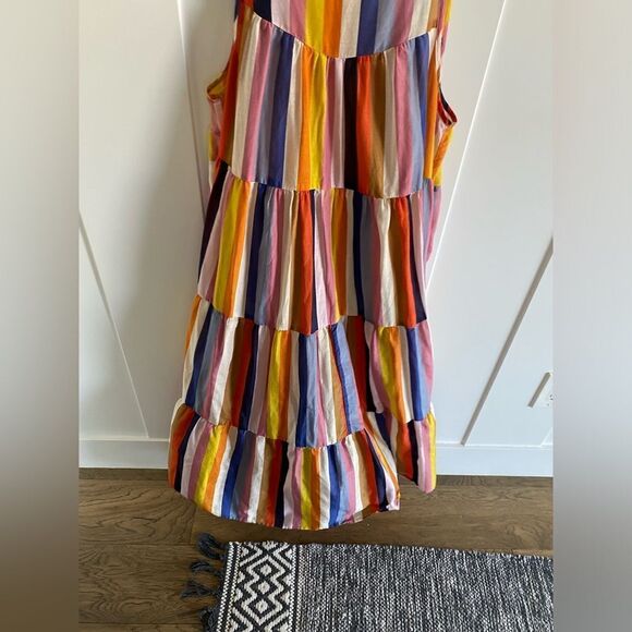 Xirena Eva Dress in Colorful Aventine Stripe - Picture 6 of 11